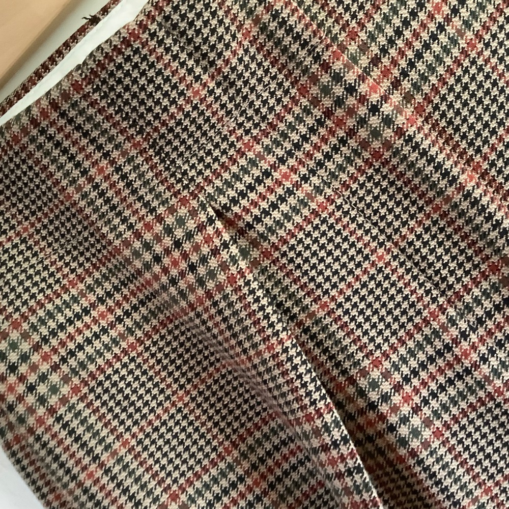 ZARA Women Collection Check Darted Trousers Light Brown SZ XS - Picture 8 of 16